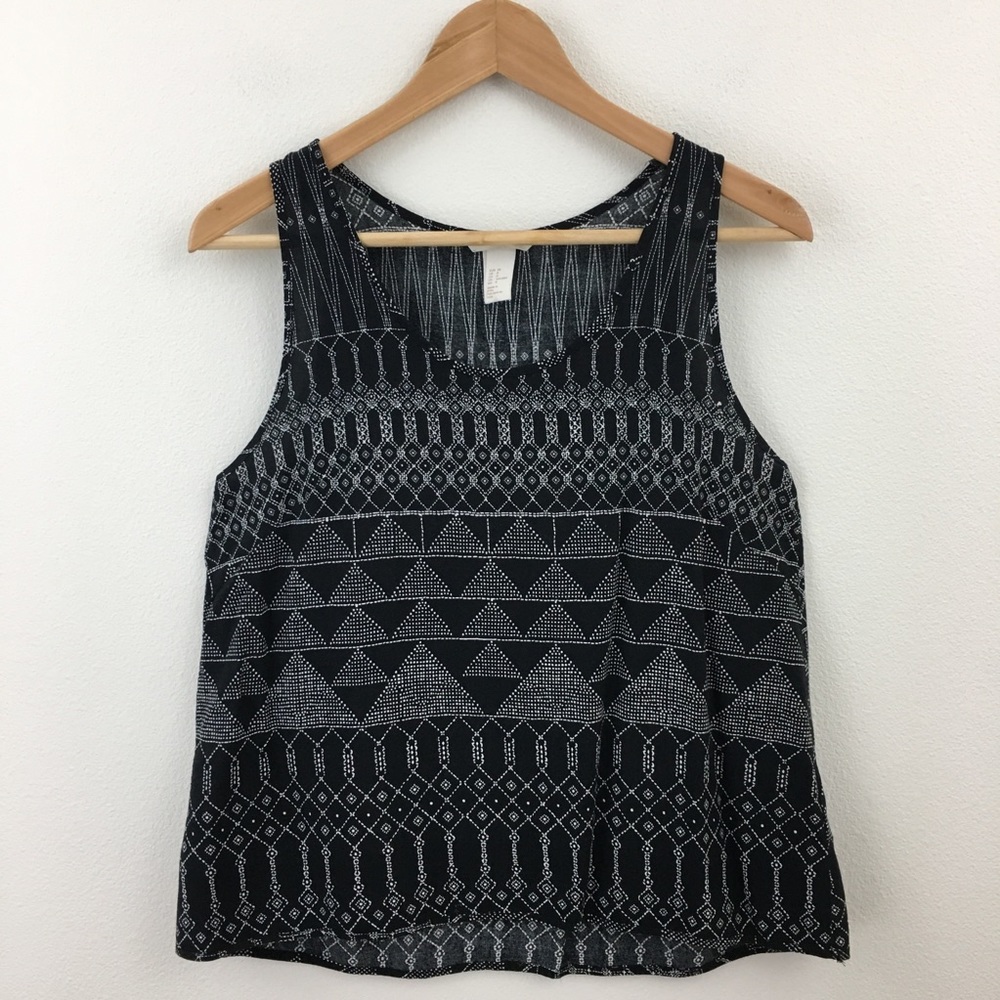 H&M | Black & White Tank Top